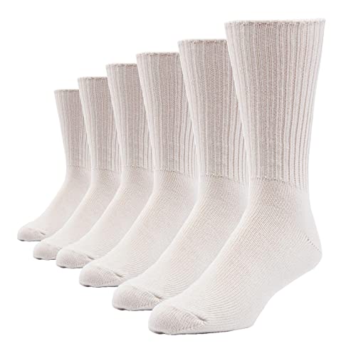 Maggie's Organic Allergy Crew Sock - 6 Pack #TOP9