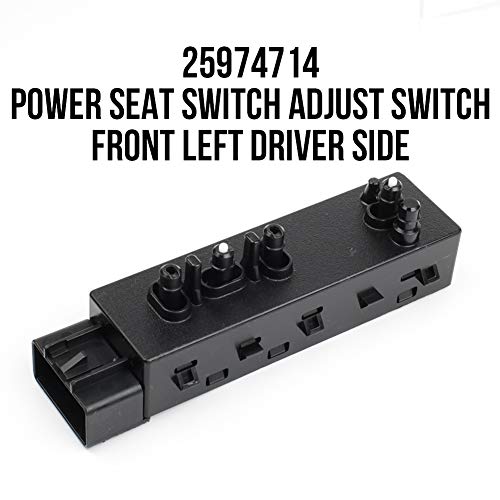 25974714 Power Seat Switch Adjust Switch Front Left Driver Side For Cascade Enclave Malibu Cruze Adjuster Button Switch 12451497 #TOP1