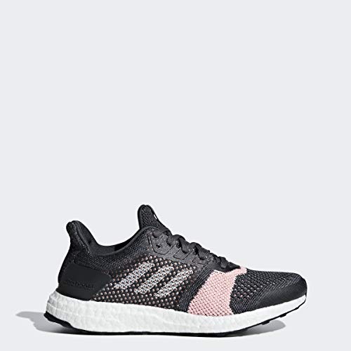 adidas Women's Ultraboost ST, Carbon/White/Grey, 10