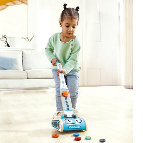 Hape Vacuum Playset | Pretend Vacuum Play Set, for Children Ages 2Y+