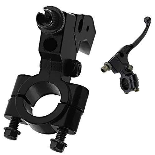 Clutch Brake Handle Lever Perch For Left Right 7/8" Black Universal Motorcycle Handlebar,Fits For Honda Cr Xl Xr Crf Xr80 Xr100 Crf70 Crf50 Crf80 Crf100 Crf150 Pit Dirt Motor Bike Motocross Parts #TOP4