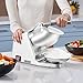 VEVOR Ice Crusher Machine, 286lbs Per Hour Electric 4 Blades Snow Cone Maker, Stainless Steel Shaved Ice Machine with Bowl and Cover, 300W 2000RPM Ice-Shaver for Home and Commercial Use, Silver