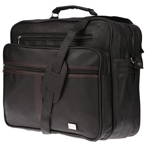Christian Wippermann Bolso bandolera XXL para compañero de vuelo, marrón Cover
