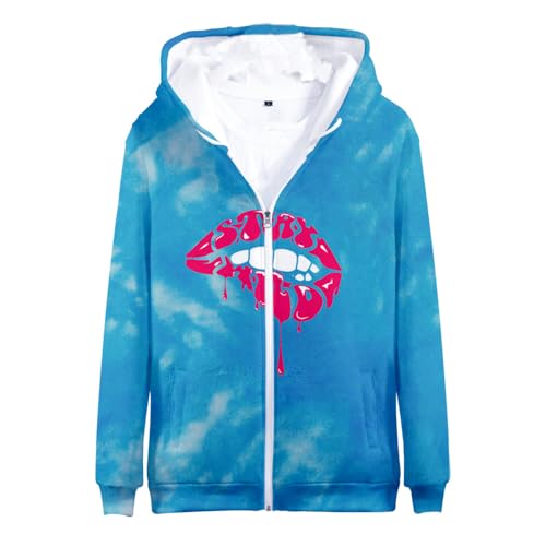 Ben Azelart 3D New Logo Zipper Hoodies Merch Harajuku Zipper Hoodies (JY07863,L)