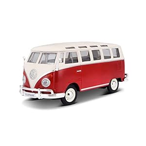 Maisto VW Bus Samba Modellauto Blau