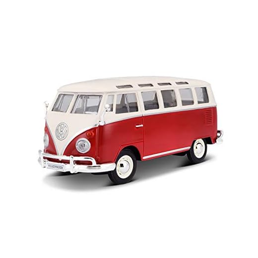 Maisto 531956 Volkswagen VW Bus Samba 1:25 Modellauto 6 Maisto 531956 Volkswagen VW Bus Samba 1:25 Modellauto