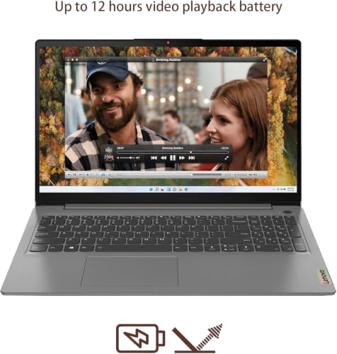 Image of Lenovo Ideapad 3i 15.6 inch Full HD (1920 x 1080) Touch Laptop, Intel Quad Processor, 20GB RAM & 512GB SSD Storage, Intel Iris X Graphics, Bluetooth, Backlit Keyboard, Finger Reader, Win11, Arctic Grey