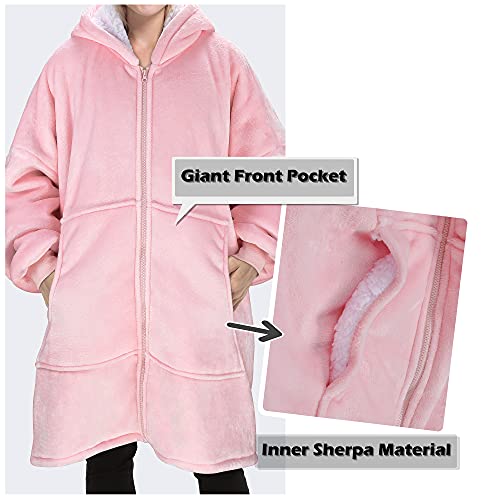 Catalonia Sherpa Wearable Blanket Hoodie – Oversized Microfleece & Sherpa — view 8