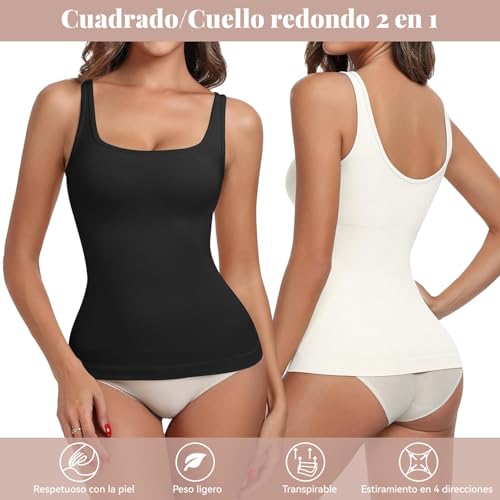 Recopilación de Camisetas moldeadoras para Mujer Top 5. 3 Imagen adicional