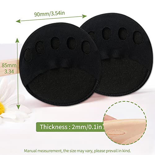 Image of SooGree Ball of Foot Cushions (5 Pairs Black)