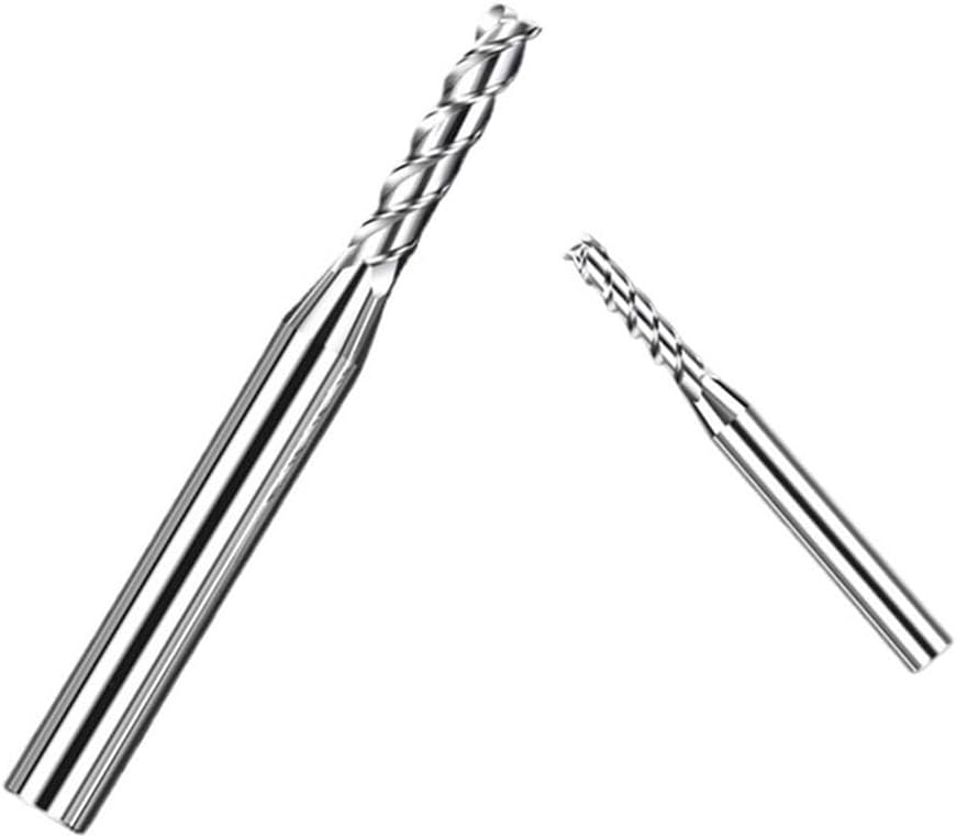 Thread milling Cutter End Mill Aluminum Milling Cutter Edge Lengthened 3 Flute Metal Cutters 0.3 0.4 0.5 0.6mm 1.2 1.4 1.8mm 0.8mm CNC Tools Carbide(D0.5X2XD4X50L)