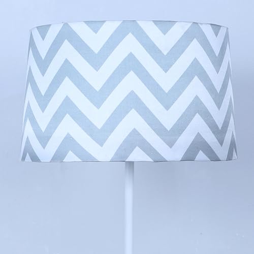 Image of tu casa White Metal-Iron Base Foldable Floor Lamps with Maze Print & Satin Shade for Bedroom, Living Room, Lounge, Office Area, Gifting Without Bulb for Home Decoration (Height - 57 inch)