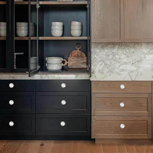 ZAUYX 2 Pack Polished Nickel Cabinet Knobs 1-3/4 Inch Jasper Pulls Solid Drawer Knobs Single Hole Round by ZAUYX - Image 5