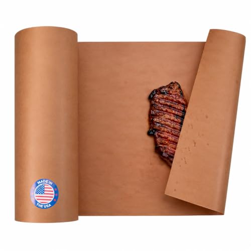 Image of Peach Butcher Paper 36 inch x 12000 inch (1000 feet) - USA-Made Natural Butcher Paper Roll for Meat and Fish - Uncoated, Unwaxed & Food-Grade Material for Smoker, Grilling & BBQ by IDL Packaging