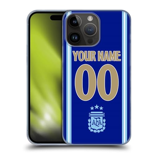 Coque iPhone 15 Pro Max Argentine maillot extérieur personnalisé Head Case Designs
