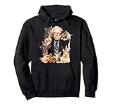 Bernie Sanders Cute Cat Collage Pullover Hoodie