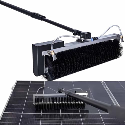 Pulvérisation d'eau automatique pour kit de nettoyage de panneaux solaires extensible