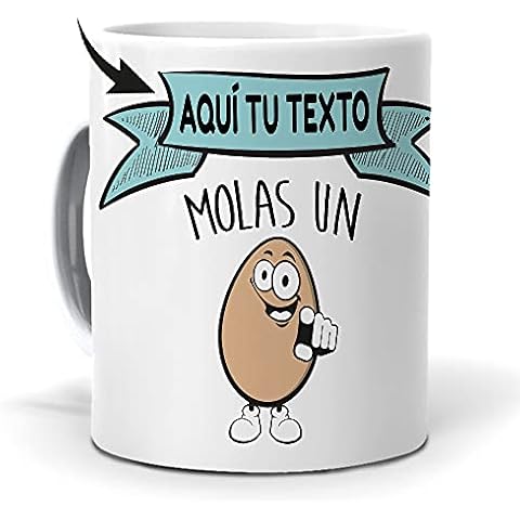 Taza personalizada con texto Cover
