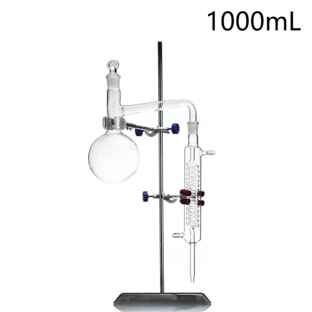 Attrezzature e forniture di laboratorio Apparecchio da 1000 ml con giunti smerigliati in vetro borosilicato 3. Attrezzatura laboratorio (solo vetro)