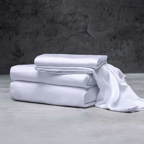 Mulberry Silk Satin Sheet Set for Queen/King