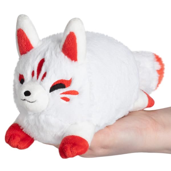 Squishable - Snugglemi Snackers Baby Kitsune - Kawaii Collection - 10 in - Soft Toy Collectible Stuffed Animal - Beans