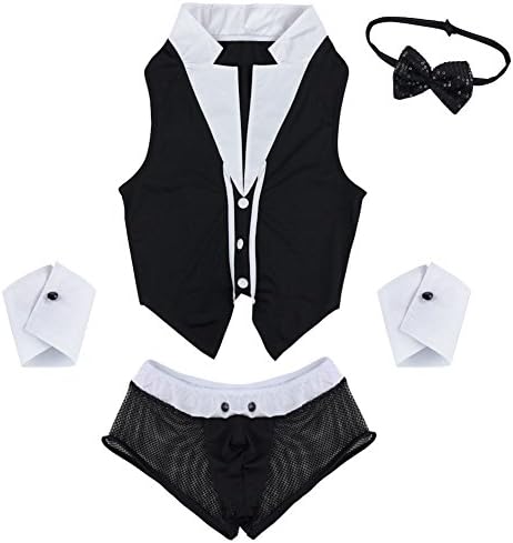 TiaoBug Role Costume Man Clothes Sex Maid Costume Cosplay Set Sex...
