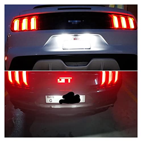 Luces matrícula Canbus Ford Mustang 2015-2019 lámparas traseras 2 unidades 6