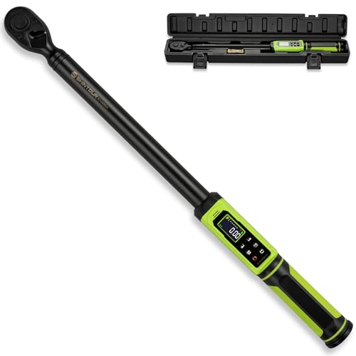 SHINTOUR Digital Torque Wrench 1/2 Drive 5.1-340 N.m for Car Truck Wheels