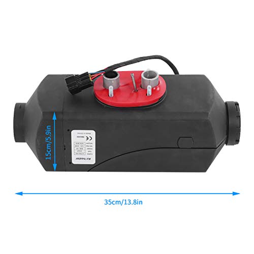 Aquecedor de ar, dispositivo de aquecimento de estacionamento automático preto 2KW 12V universal par