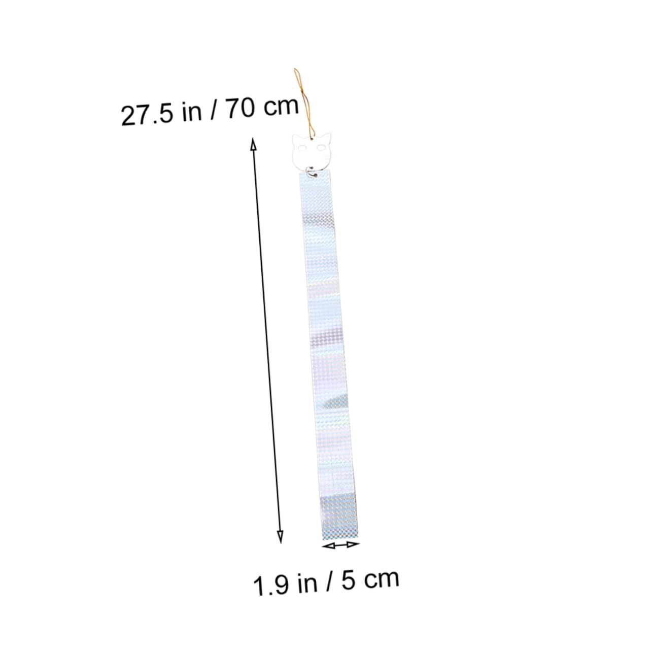 Toddmomy 2 Set Nastro di Respingere Gli Uccelli Nastro per Uccelli Deterrente Nastro per Aquiloni Nastro Riflettente per Spaventare Nastro Spaventoso 5 Pezzi*2