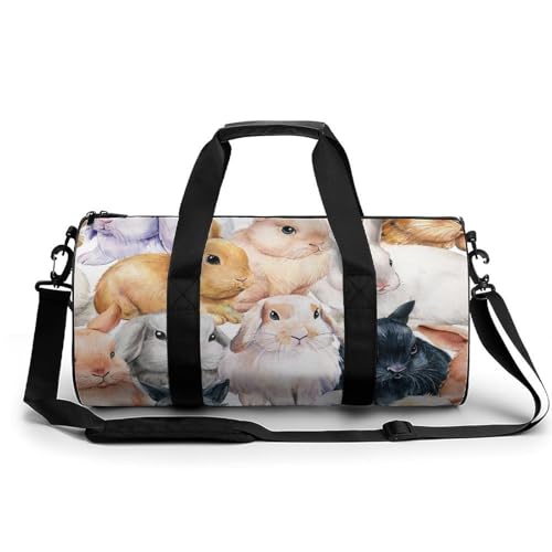 Sac de sport lapins mignons au design unique et compact