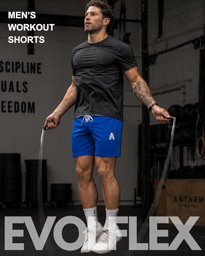 Image of Anthem Athletics Men's Gym Shorts with Pockets - Running, Walking & Cross-Training Workouts - 5 inch 7 inch 9 inch