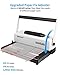 MAKEASY Coil Spiral Binding Machine 4:1 pitch - Manual Hole Punch - Electric Coil Inserter - Adjustable Side Margin - for Letter Size/A4/A5, Comes with 1 Box 5/16'' Plastic Coil Binding Spines & Plier