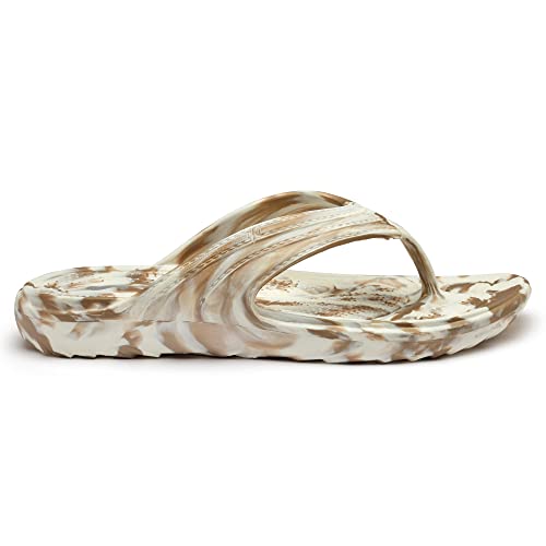 SOLETHREADS ORTHO ELITE MARBLE L | Durable | Sturdy | Light | Comfortable | Shock Absorbent | Slippers | Flip Flops for Women