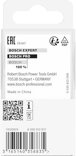 Image of BOSCH PRO Rounding Over Router Bit | R3 /8 inchxO1 1 /4 inchxL41 /64 inchxS1 /4 inch | Built for Edge Perfection | Smooth, Refined Corners in Wood & Boards | Long-Lasting Carbide Blade