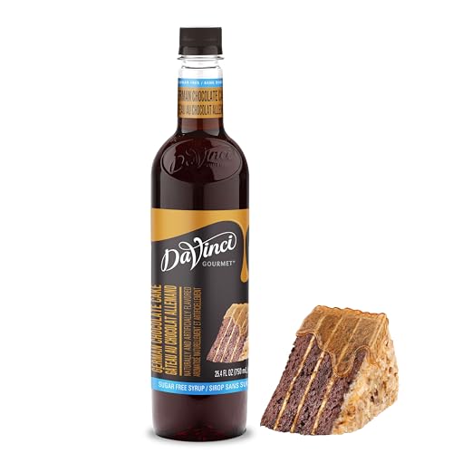 Image of DaVinci Gourmet Sugar-Free German Chocolate Cake Syrup, 25.4 Fluid Ounces (Pack of 1)