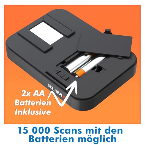 KLIM K2 Mobile Film Scanner 35mm - Positiv- & Negativ- Dia Scanner - Fotoscanner zum digitalisieren - Diascanner - Deine eigene Entwicklungsstation zu Hause - Dias selbst digitalisieren