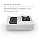 Black Visible Portable Spectrophotometer LCD Digital Lab Spectrophotometer,320-1100nm,Tungsten Lamp, Portable Spectrophotometer with USB interfaces,Wavelength accurracy±1nm