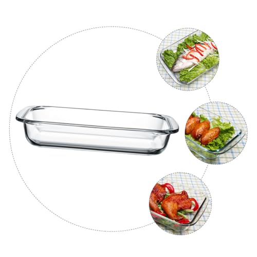 Plateau de cuisson en verre micro-ondes plat à riz transparent blanc