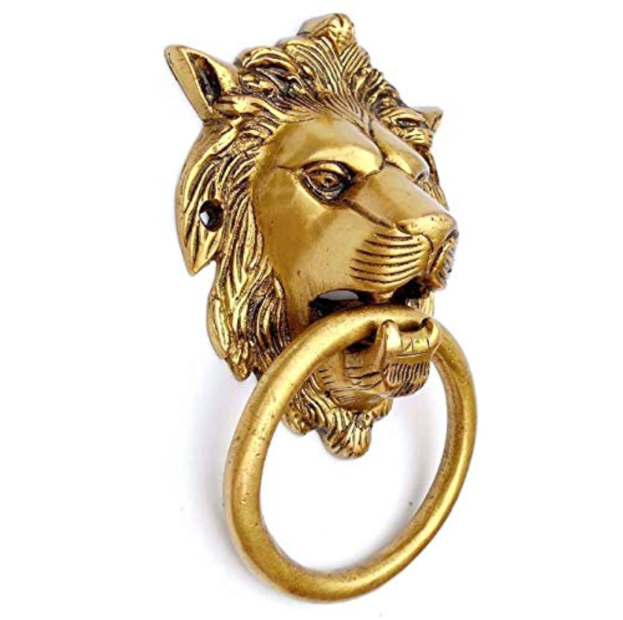 Victorian Style Lion Mouth Brass Door Knocker