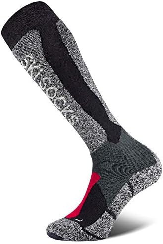 TopAcsy Ski Socks, Winter Snowboard Thermal Thermolite Over the Calf Stocking for Mens Womens (1 Pairs)