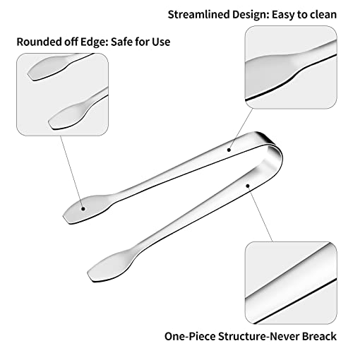 Mini-Serving-Tongs-Small-Serving-Utensils-for-Catering-Kitchen-Tongs-Food-Grade-Premium-304-Stainless-Steel-Tongs-Heavy-Duty-45-Appetizer-Tongs