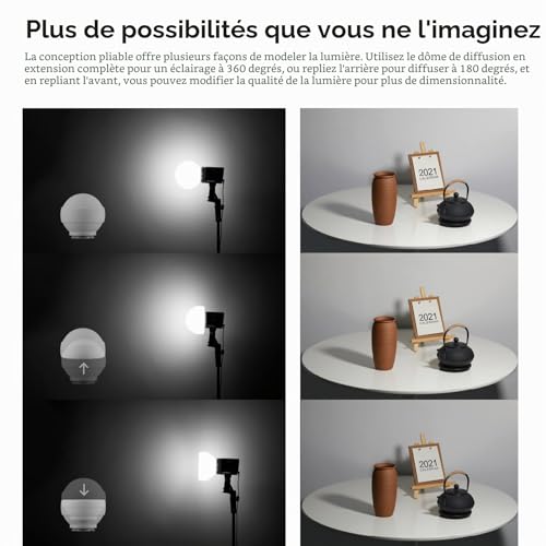 Godox ML-CD15 Diffuseur dôme avec 3 adaptateurs – vue 5