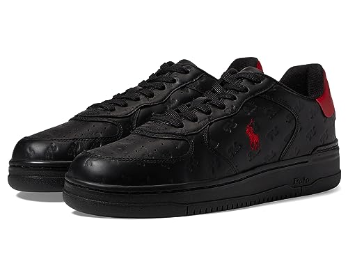 Preisvergleich Produktbild POLO RALPH LAUREN Herren Masters Crt Sneaker, Schwarz, 42 EU