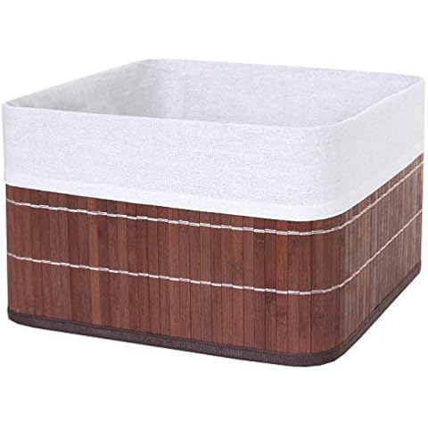 Aufbewahrungskorb HWC-C21, Korb Aufbewahrungsbox Ordnungsbox Sortierbox Regalkorb Cover