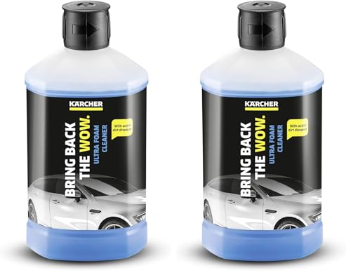 Image of Kärcher 1 L Ultra Foam Cleaner, Pressure Washer Detergent (Pack of 2)