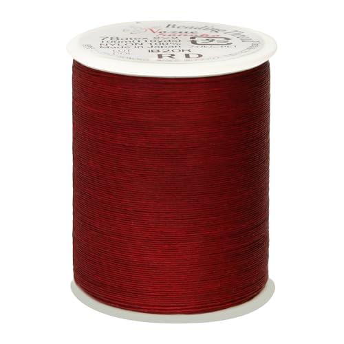 Hilo para bisutería Nozue Sonoko Nylon Rojo 100m miniatura 1