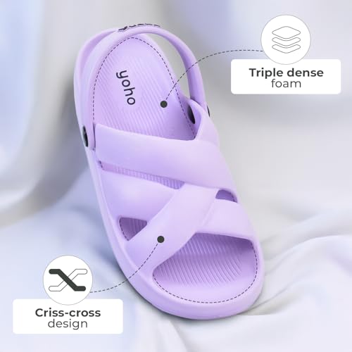 Image of YOHO Wanderz Clogs for Women | Soft EVA Cushioned Footbed | Lightweight with Bold Sole, Waterproof