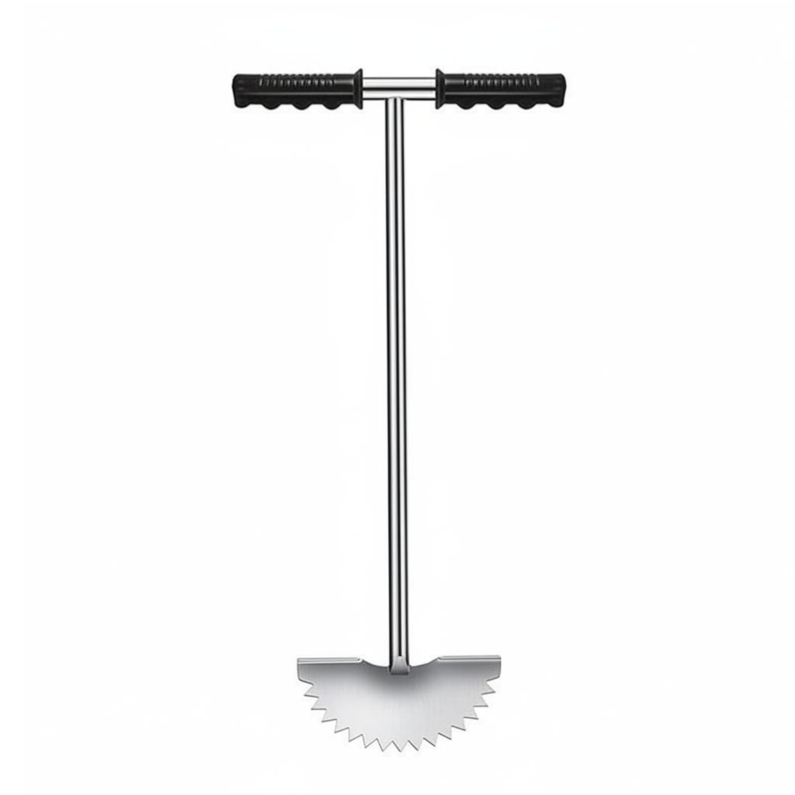 Coupe-Bordures de Pelouse Manuel Bordure Cultivateur de Outil de Jardin Tige Métallique Inoxydable et Tête Dentée pour