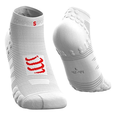 COMPRESSPORT Pro Racing Low Socks V3.0 Run - Small - White Cover